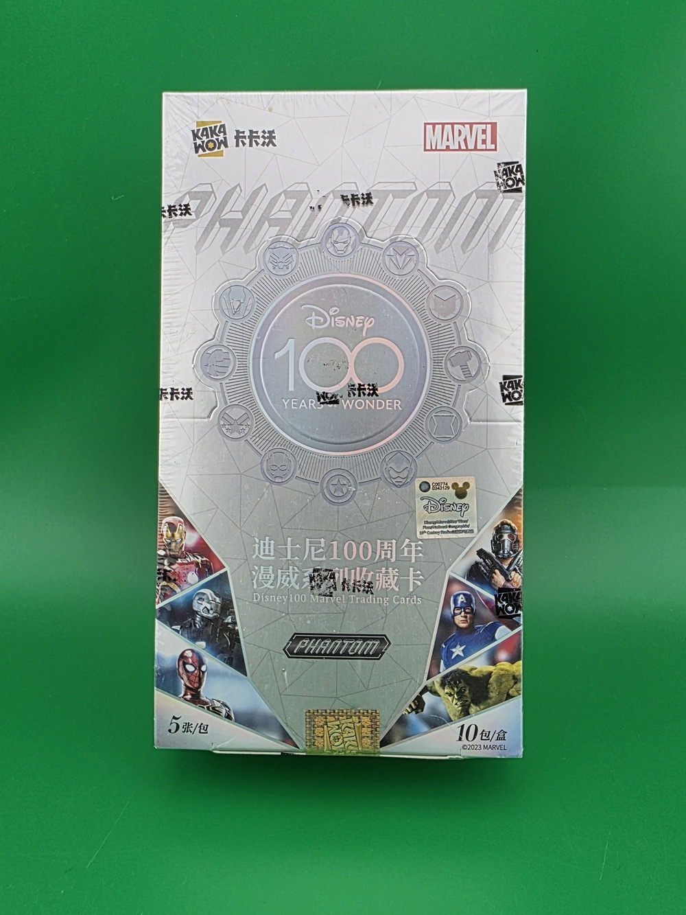 Marvel Disney 100 Years Wonder Phantom Trading Cards Box